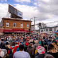 The community gathers at George Floyd Square after Chauvin is found guilty of murder.