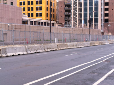 Minneapolis Federal Courthouse Barricaded During Chauvin Trial