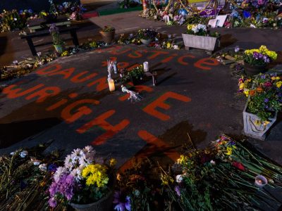 Daunte Wright Memorial at George Floyd Square, Minneapolis