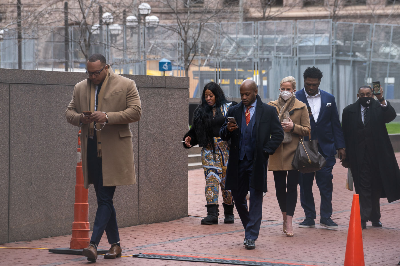 Floyd family leaves courthouse following Chauvin verdict