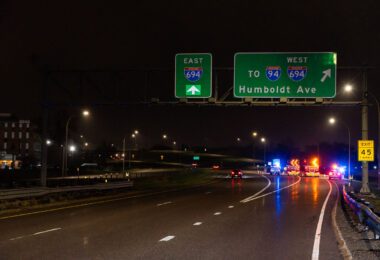 The Minnesota DOT close down exits into Brooklyn Center after the killing of Daunte Wright by Brooklyn Center police.