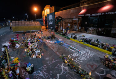 George Floyd Square, April 2021.