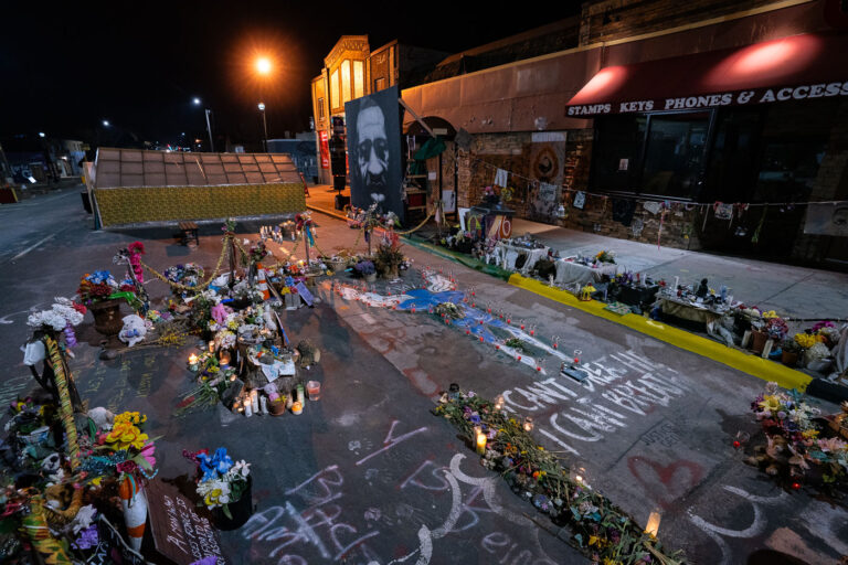 George Floyd Memorial on April 5 2021 4 George Floyd Square, April 2021.
