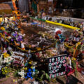 The George Floyd Memorial at George Floyd Square.