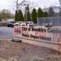 Brooklyn Center Police, Hennepin County Sheriffs, Minnesota State Patrol and the National Guard surround the police station as the community gathers to protest the death of 20-year old Daunte Wright. Wright was shot and killed by Brooklyn Park Police officer Kim Potter during a traffic stop on April 11th.