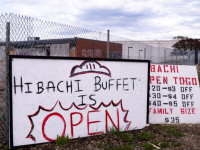 Hibachi Buffet Open Sign, Minneapolis