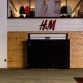 The H&M Store at Hennepin Ave in Minneapolis boarded up over possible unrest over the Derek Chauvin murder trial.