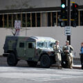 National Guard deployment in Minneapolis preparing for the end of the Derek Chauvin murder trial. Chauvin is charged with killing George Floyd on May 25th, 2020.