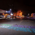 Geroge Floyd Square in Minneapolis. "No justice no street".