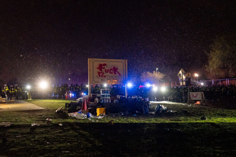 Water and supplies for protesters in Brooklyn Center 4 Brooklyn Center Police, Hennepin County Sheriffs, Minnesota State Patrol and the National Guard surround the police station as the community gathers to protest the death of 20-year old Daunte Wright. Wright was shot and killed by Brooklyn Center Police officer Kim Potter during a traffic stop on April 11th.