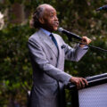 Al Sharpton speaks at a George Floyd Remembrance Rally in downtown Minneapolis as the 1-year anniversary of his murder nears.