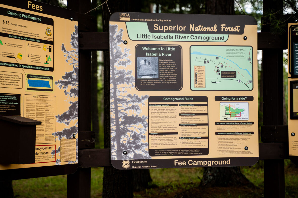 Little Isabella River Campground, Superior National Forest