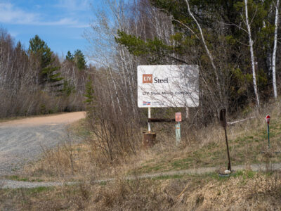 LTV Steel Mining Company Sign, Babbitt, Minnesota