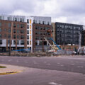 Progress being made at the apartment building that was burned down mid-construction during the May 2020 riots.