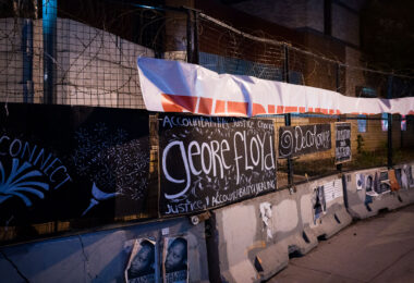 Minneapolis Police Third Precinct one year after George Floyd was killed by the Minneapolis police.