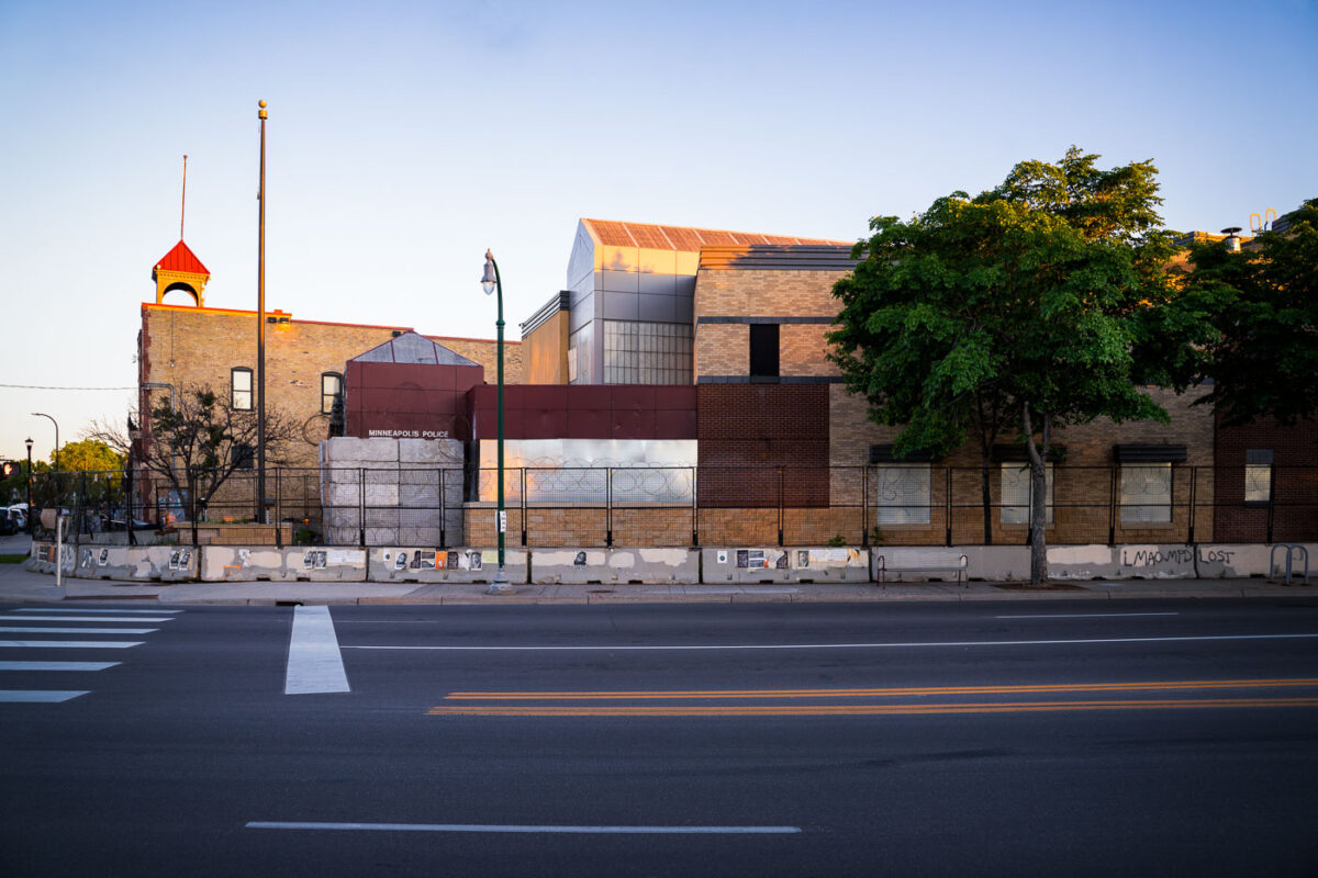 The Minneapolis Police Third Precinct 1 year after it was burned during unrest over the murder of George Floyd