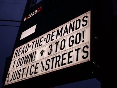 George Floyd Square: "Read the Demands, 1 Down 3 to Go!"