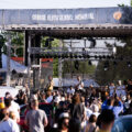 Performers on stage at George Floyd Square on the 1 year anniversary of Floyd's murder.