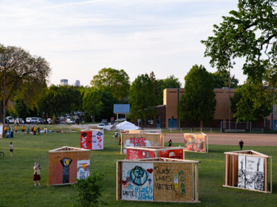 Save the Boards exhibit at Phelps Park, Minneapolis