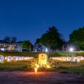 Say Their Names Cemetery with candles on the 1-year anniversary of George Floyd’s murder.