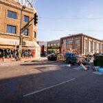 Street barricades at Hennepin Avenue and Lake Street. The barricades were put in place following the June 3rd shooting death of Winston Smith by a Federal Task Force and the June 13th killing of Deona Marie.Marie was killed when Nicholas Kraus drove his vehicle into those protesting the killing of Smith.