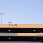 "Fuck 12" written on top of the Seven Points parking ramp. Winston Smith was killed on the top floor on June 3rd by a Federal Task Force.
