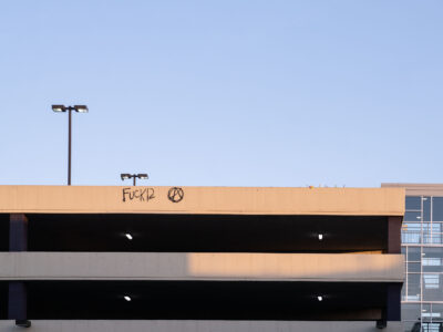 Graffiti on Seven Points Parking Ramp, Uptown Minneapolis