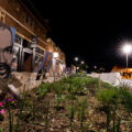 The garden on Chicago Ave in George Floyd Square.