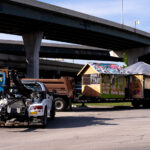 George Floyd Square warming shelters moved to impound lot 1 The warming shelters used at George Floyd Square arriving at City of Minneapolis impound lots after the city opened up the area to vehicular traffic.