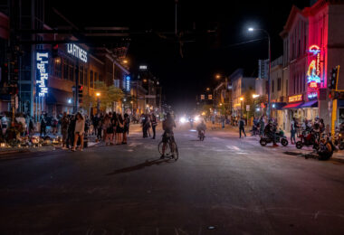 Protesters gathered at a memorial on Lake Street on what would have been Deona Marie's birthday. 

Deona Marie was killed when Nicholas Kraus drove his vehicle into those protesting the killing of Winston Smith.

Winston Smith was killed after Hennepin and Ramsey County officers fired their weapons while part of a Federal Task Force serving a warrant.