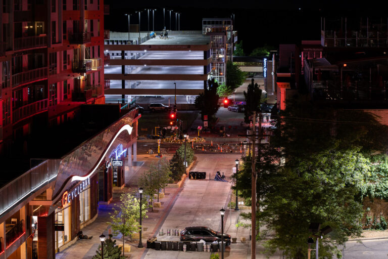 Looking down at Winston Smith and Deona Marie protest space 4 Protesters in Minneapolis continue to hold space at Lake Street and Girard in Uptown Minneapolis. Protesters have gathered since the June 3rd law enforcement shooting death of Winston Smith and the June 13th killing of Deona Marie.Marie was killed when Nicholas Kraus drove his vehicle into those protesting the killing of Smith.
