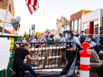 Minneapolis Police Clear Barricades Amidst Winston Smith Protests