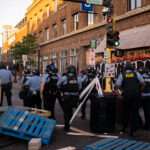 Minneapolis Police move in to dismantle protest barricades and move out protesters who had been gathered protesting the June 3rd killing of Winston Smith and June 13th killing of Deona Marie.Winston Smith was killed after Hennepin and Ramsey County officers fired their weapons while part of a Federal Task Force serving a warrant. Deona Marie was killed when Nicholas Kraus drove his vehicle into those protesting the killing of Smith.