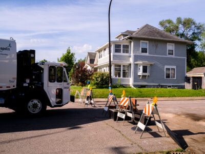Minneapolis Public Works removes barricades at George Floyd Square