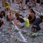 A vigil being held at the spot where Winston Smith was killed by law enforcement on June 3rd.