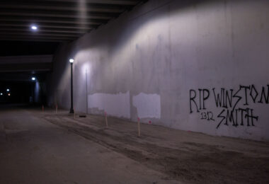 RIP Winston Smith on the Midtown Greenway. Winston Smith was killed by law enforcement on June 3rd, 2021 in Minneapolis.