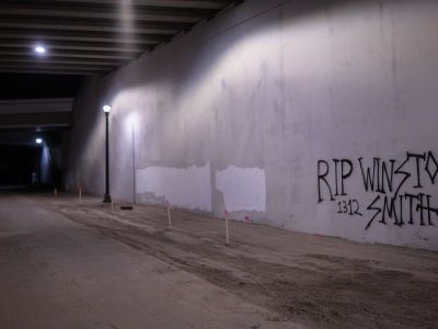 RIP Winston Smith Graffiti on Midtown Greenway, Minneapolis
