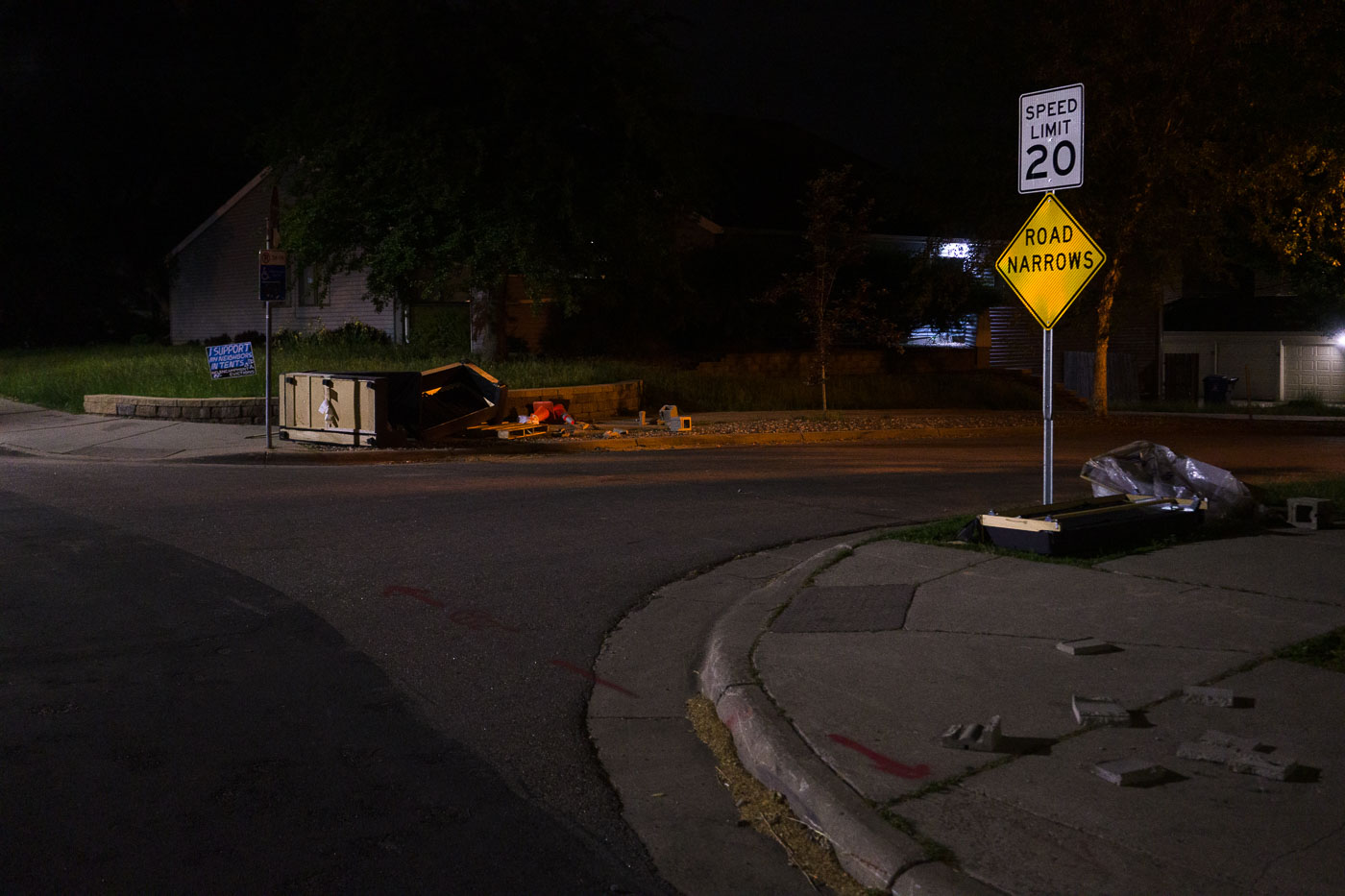 Street barricades broken up at George Floyd Square