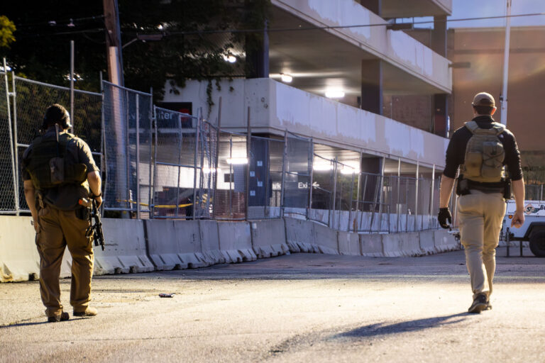 CRG Conflict Resolution Group Security Company 3 Conflict Resolution Group at Seven Points Mall. The security company was contracted after protests following the federal law enforcement killing of Winston Smith the previous month.