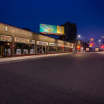 The Electric Fetus record store in Minneapolis during wildfire smoke covering the city. The air quality in Minnesota was the worst ever recorded from the Canadian wild fire smoke.
