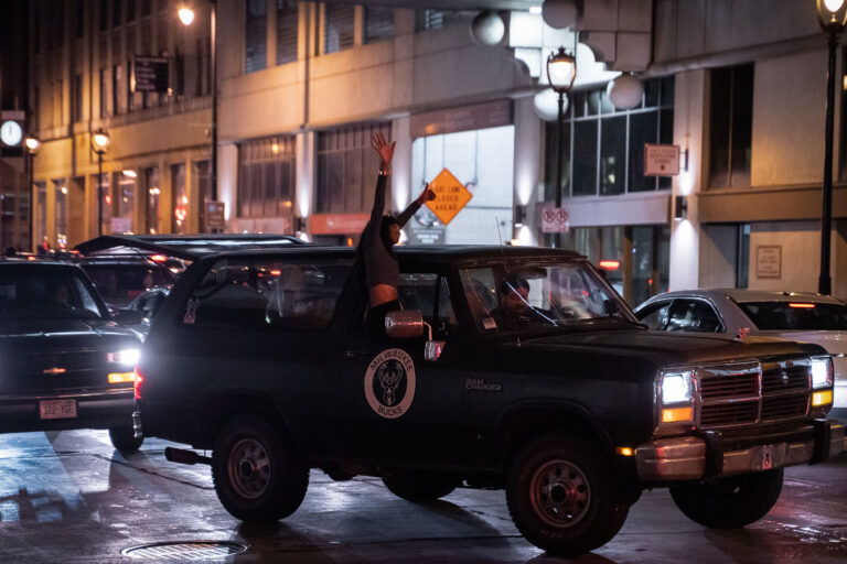 MIlwaukee Bucks, 2021 NBA Champions "Bucks in 6" 4 Milwaukee celebrates as the Milwaukee Bucks win their first NBA Championship since 1971.