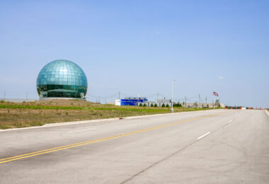 Foxconn buildings in Mount Pleasant, Wisconsin