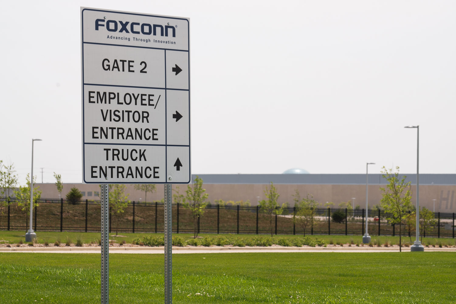 Foxconn buildings in Mount Pleasant, Wisconsin
