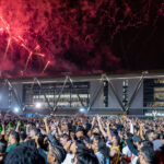 Milwaukee celebrates as the Milwaukee Bucks win their first NBA Championship since 1971.