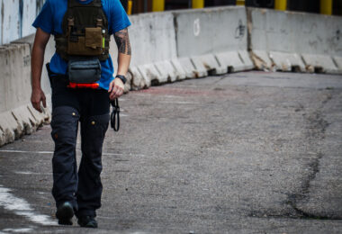 Private security clears out the Winston Smith and Deona Marie memorial in Uptown Minneapolis. Some of the contractors were carrying restraint zip ties while being armed with military fatigue. The space had been a protest zone after law enforcement killed Winston Smith on June 3rd. Deona Marie was killed 10 days later when a man drove through barricades into the protesters.