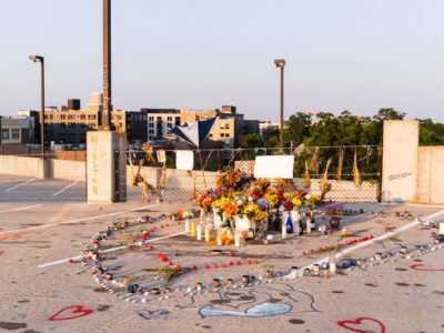 Winston Smith Memorial on Minneapolis Parking Ramp