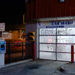 The Stop N Shop car wash across from the Minneapolis Police fifth precinct.