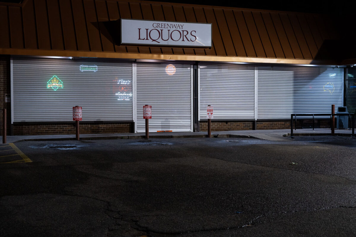 Greenway Liquors in Loring Park near downtown Minneapolis.