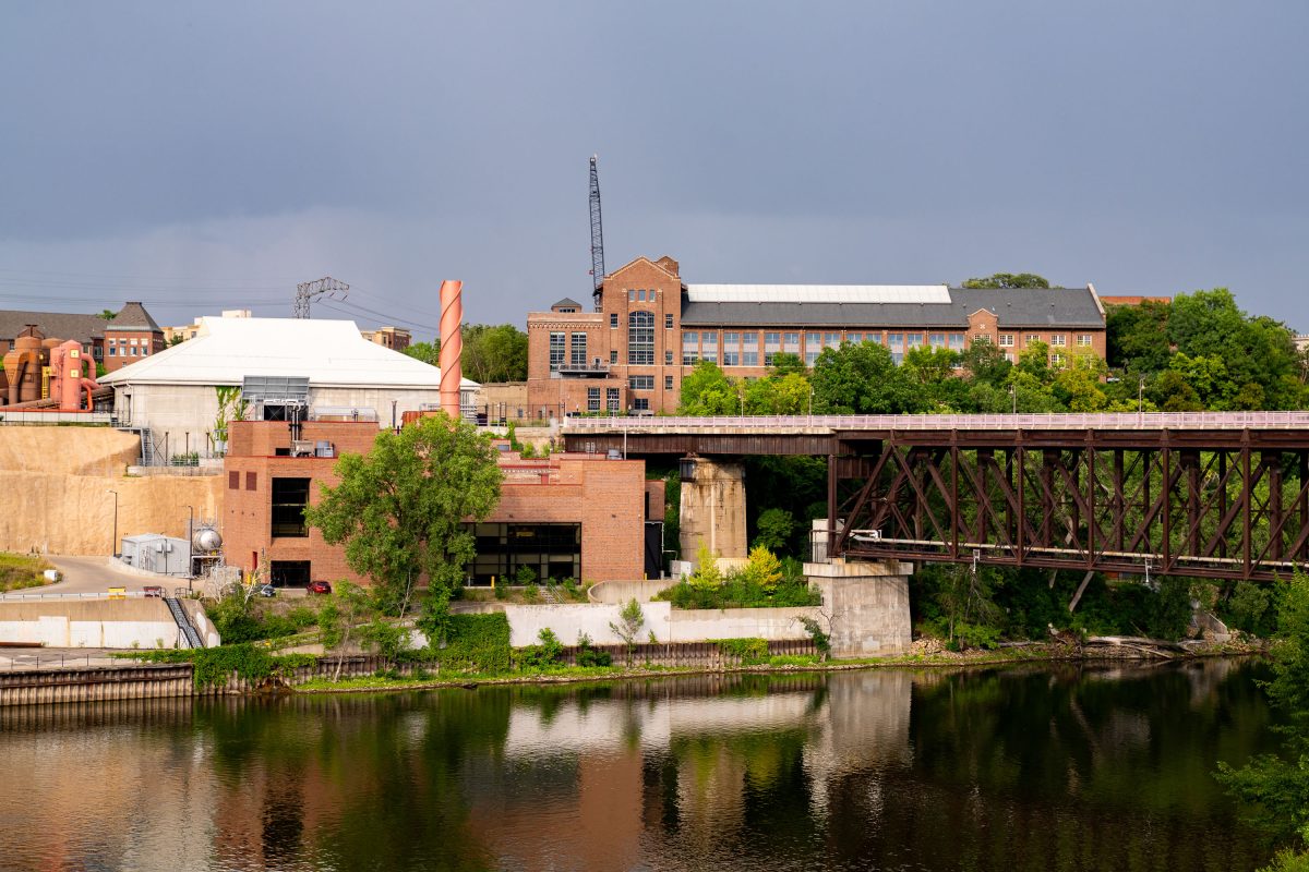 Main Energy Plant and Rail Bridge, University of Minnesota