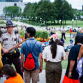 Outside the Minnesota State Capitol today where around a hundred were still holding space in protest against the nearing completion Line 3 pipeline after their permitted event expired. Minnesota Department of Public Safety told the Star Tribune they made 4 arrests.